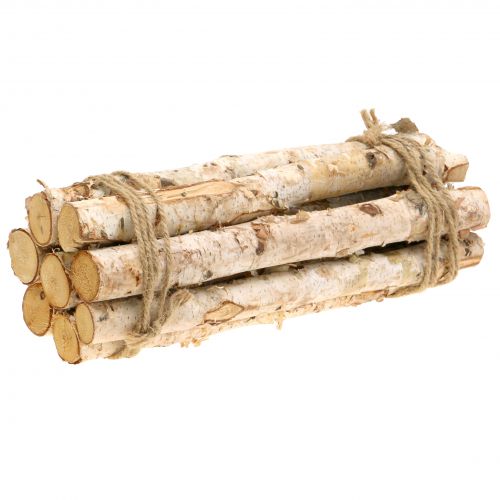 Floristik24 Gałązki brzozy wiązane natura 30cm 8 szt