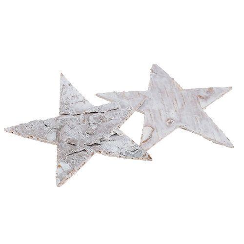 Produkt Gwiazda brzozowa bielona 6,5cm 36 szt
