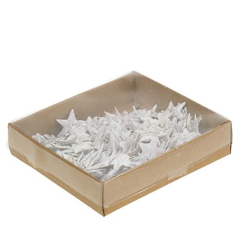 Produkt Gwiazdki brzozowe mini 2cm - 2,5cm bielone 150 szt