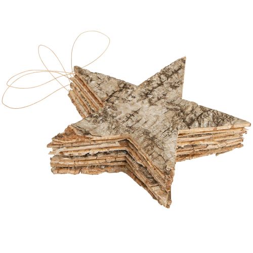 Produkt Gwiazdki brzozowe do zawieszania gwiazdek dekoracyjnych Kora brzozy 20cm 4 sztuki
