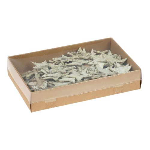 Produkt Dekoracja rozproszona Gwiazdki świąteczne Dekoracja gwiazdki brzozowe 4cm 100 szt