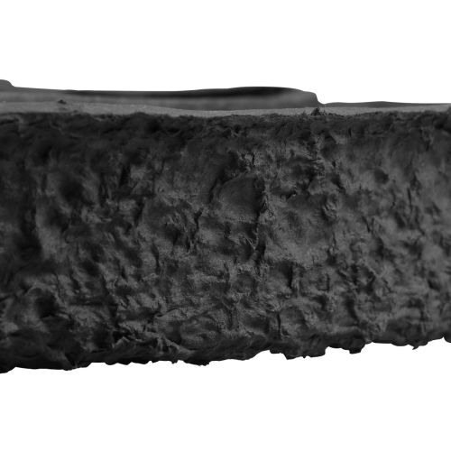 Produkt Oasis Black Biolit roślinne serce otwarta czarna miska na rośliny 50cm
