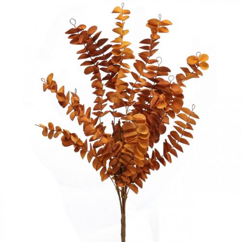 Sztuczne rośliny dekoracja jesienna sztuczne gałązki liście pomarańczowe 46cm