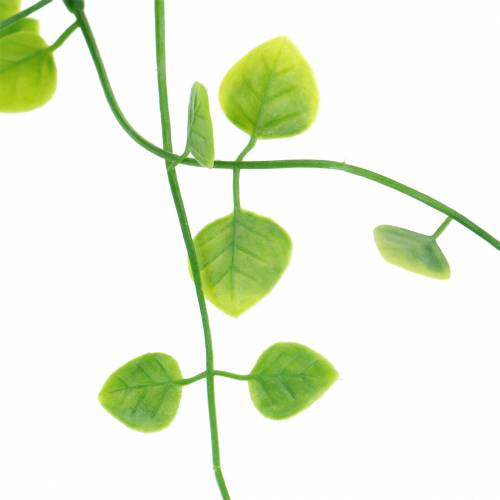Floristik24 Leaf Garland 87cm Green Sztuczne 2 pasma