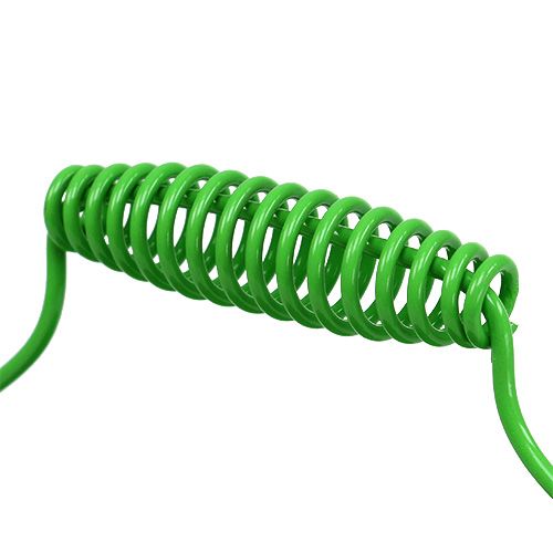 Floristik24 Wiadro blaszane może zielone Ø15cm W14,5cm