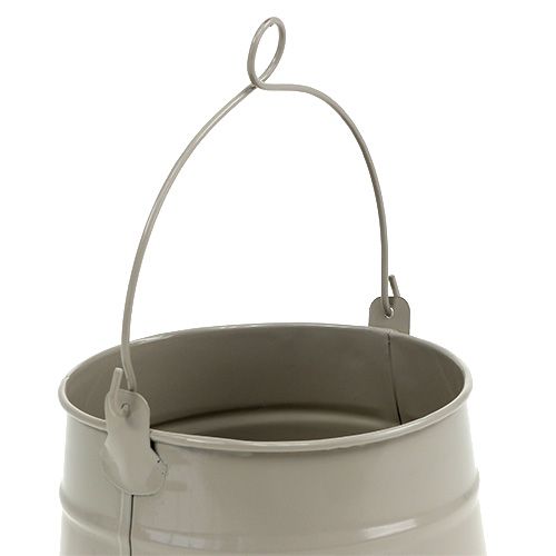 Floristik24 Wiaderko blaszane Ø12cm H11,5cm Błoto