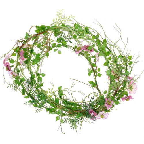 Floristik24 Girlanda kwiatowa różowa 180cm