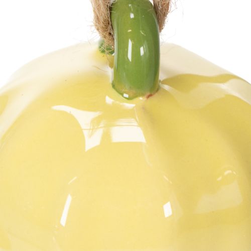 Produkt Ceramiczne zawieszki kwiatowe, radosny wzór, kwiatowy wzór, wiosenna dekoracja, 9 cm, 6 sztuk