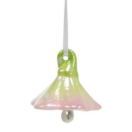 Floristik24 Dzwonki kwiatowe do zawieszenia kolorowe 4,5cm - 5,5cm 4szt
