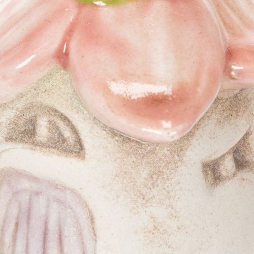 Produkt Wisząca ozdoba kwiatowa ceramiczna domek dla wróżek jako dekoracja do zawieszenia 6cm 6szt