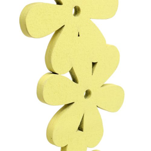 Produkt Wieniec kwiatowy drewniany żółty Ø35cm 1szt.