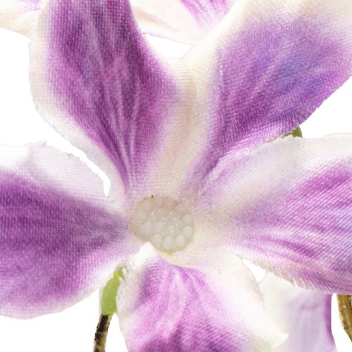 Produkt Sztuczny kwiat gałązka powojnika, trwała dekoracja stołu, 110 cm, 3 sztuki