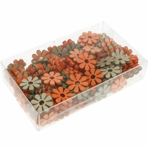 Produkt Kwiaty do rzucania, dekoracja wiosenna, kwiaty drewniane, kwiaty dekoracyjne rozproszone 144 szt