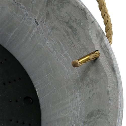 Floristik24 Doniczka "Fiona" Ø25cm H12cm Szara