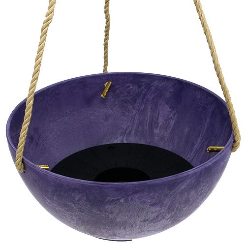 Floristik24 Doniczka "Fiona" Ø25cm H12cm Fioletowa