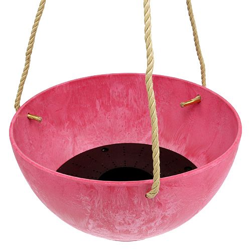 Floristik24 Doniczka "Fiona" Ø25cm H12cm Różowa