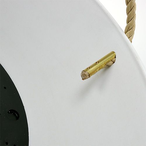 Floristik24 Wiszący kosz "Fiona" Ø25cm W12cm Biały