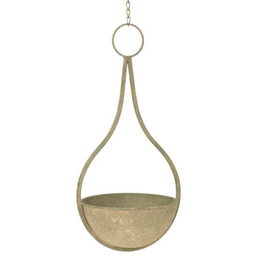 Produkt Kosz na kwiaty, kosz wiszący, metalowa dekoracja ogrodowa Ø16cm W38cm