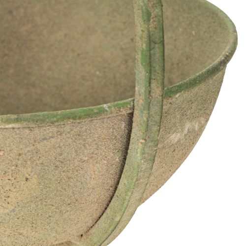 Produkt Kosz na kwiaty, kosz wiszący, metalowa dekoracja ogrodowa Ø16cm W38cm