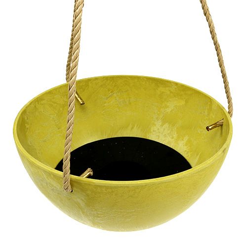 Floristik24 Doniczka Fiona Ø25cm H12cm Cytryna