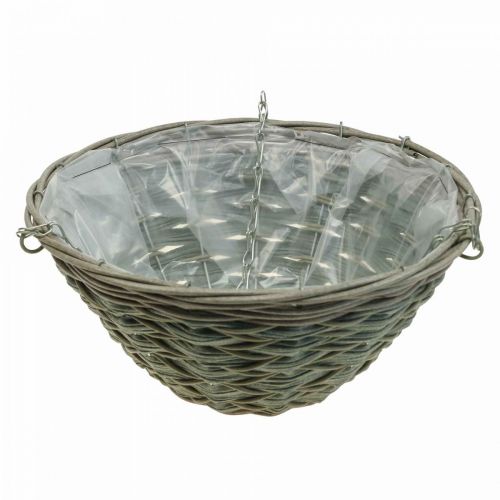 Floristik24 Kosz na kwiaty kosz wiszący Kosz wiszący kosz na rośliny plastikowy Ø31cm