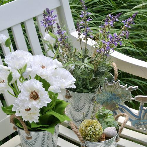 Produkt Dekoracja kwiatowa lawenda w doniczce ze sztucznych roślin