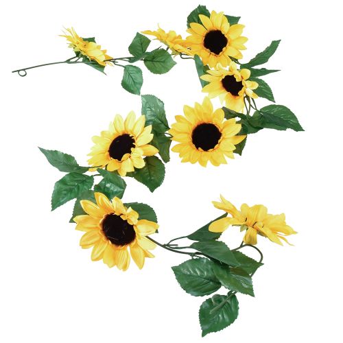 Produkt Girlanda kwiatowa z 8 sztucznymi słonecznikami 135cm