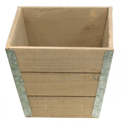 Produkt Drewniana donica Shabby Chic Beige 19x19x15,5cm