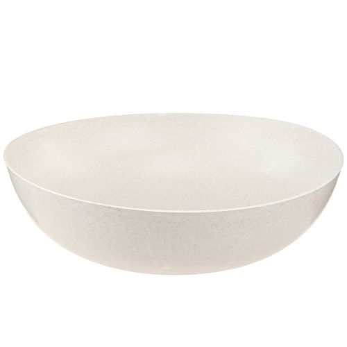 Produkt Miska na kwiaty Miska plastikowa w kolorze beżowym cętkowana Ø30cm 3szt