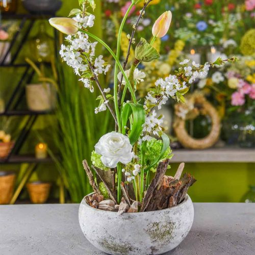Produkt Misa na kwiaty antyczna patyna vintage wygląd betonu Ø26,5cm W12cm