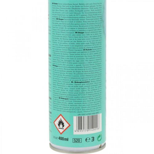 Floristik24 Spray do kwiatów Dekoracje kwiatowe Jasnoniebieski akwamarynowy spray koloryzujący 400ml