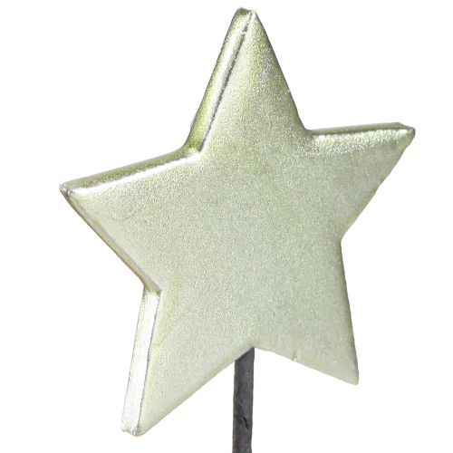 Produkt Wtyczki kwiatowe gwiazdki wtyczki zielone 7cm – II gatunek – 24 sztuki