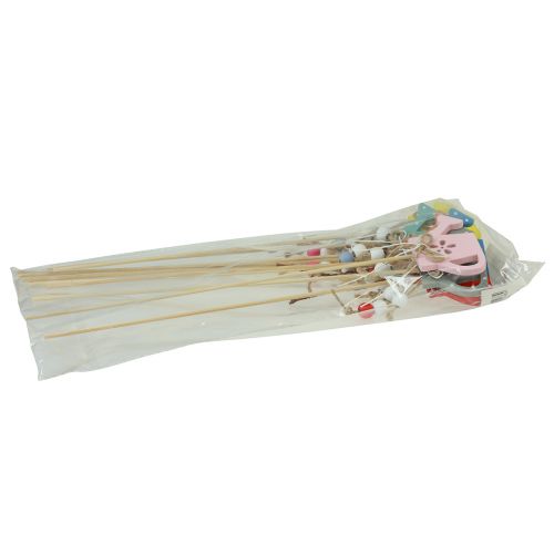 Produkt Konewka kwiatowa kropkowana dekoracyjna drewniana 4,5×7cm 10 szt