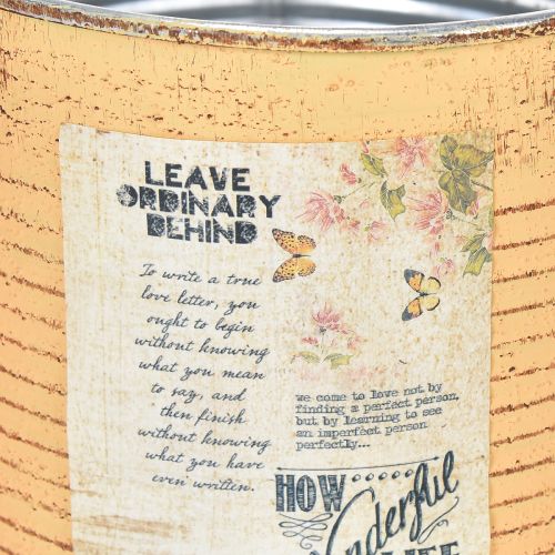 Produkt Doniczka w stylu vintage do salonu i biura, 15 cm, 3 szt.