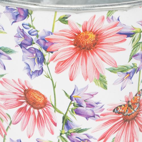 Produkt Doniczka, dekoracja wiosenna, metalowa, Ø12cm, wys.10,5cm