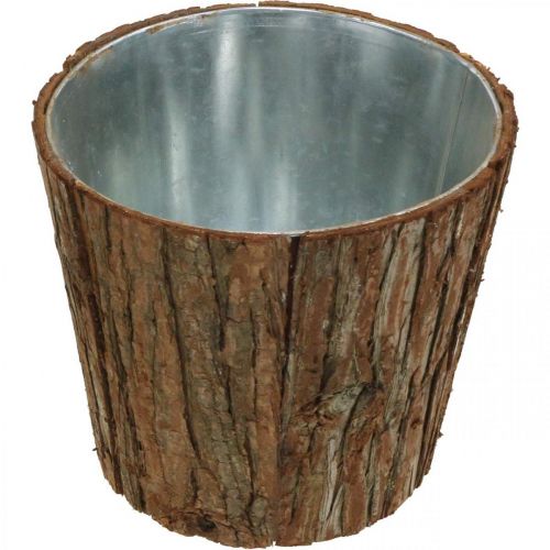 Floristik24 Duża doniczka, doniczka, dekoracja z kory drzewa Ø22,5cm W20cm