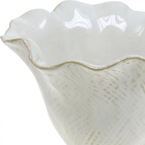 Produkt Doniczka ceramiczna doniczka na kwiaty doniczka biała Ø15cm