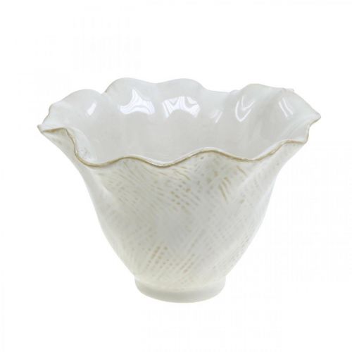 Produkt Doniczka ceramiczna doniczka na kwiaty doniczka biała Ø15cm