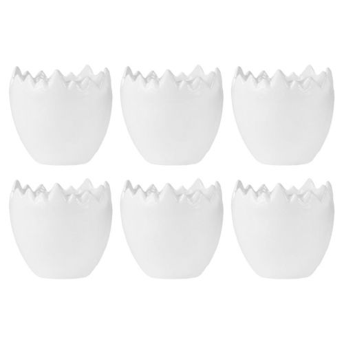 Floristik24 Doniczka ceramiczna z białkiem jajka Ø8cm W8,5cm 6 szt