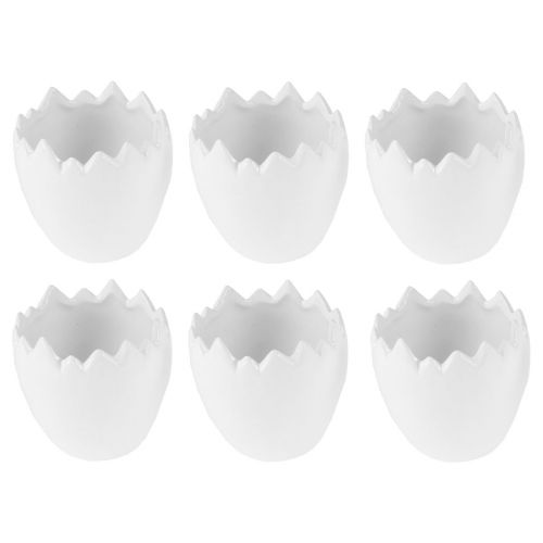 Floristik24 Doniczka ceramiczna z białkiem jajka Ø8cm W8,5cm 6 szt
