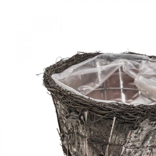 Produkt Doniczka doniczkowa okrągła kora brzozy Ø28cm W15cm