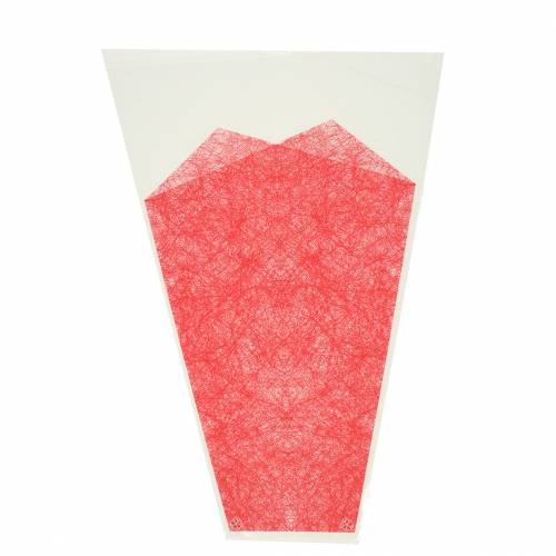Produkt Woreczek na kwiaty jutowy czerwony D36cm S25cm - 12cm 50 szt