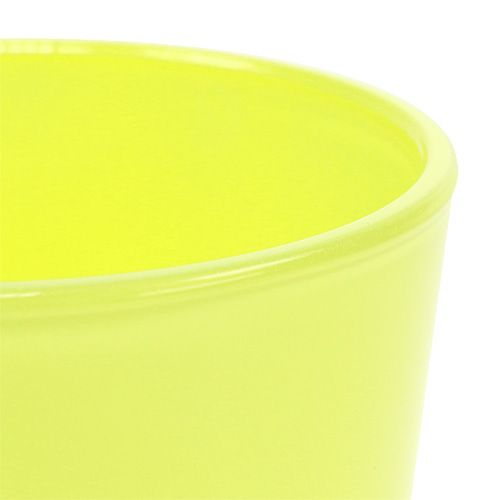 Floristik24 Doniczka żółta Ø10cm W8,5cm
