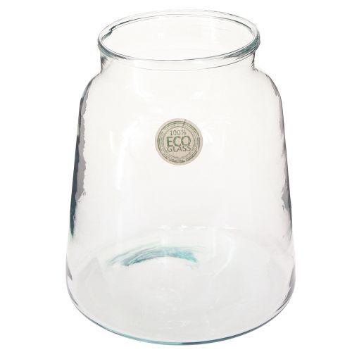 Produkt Wazon szklany na kwiaty, wazon szklany przezroczysty, dekoracja stołu Ø18cm, wys.22cm