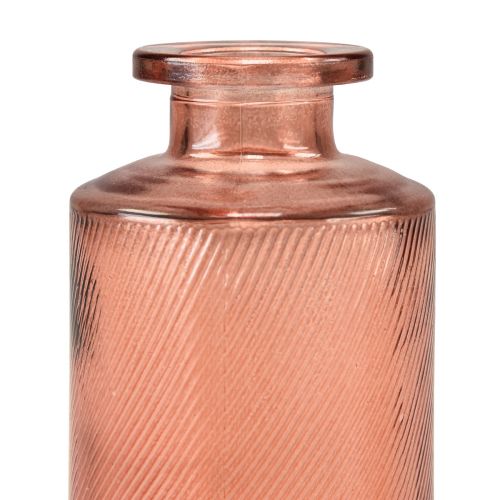 Produkt Wazon na kwiaty Mini szklana dekoracja Retro W13cm Pomarańczowy 4szt