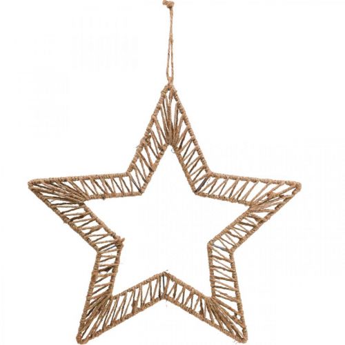 Styl Boho, ozdobny pierścionek świąteczny, ozdobny pierścionek gwiazda W40cm