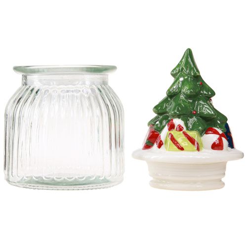 Produkt Słoik na cukierki z pokrywką Świąteczne bonboniere H20cm 2szt