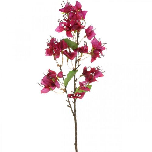 Floristik24 Sztuczny kwiat bugenwilli Różowy Sztuczna gałązka dekoracyjna W52cm