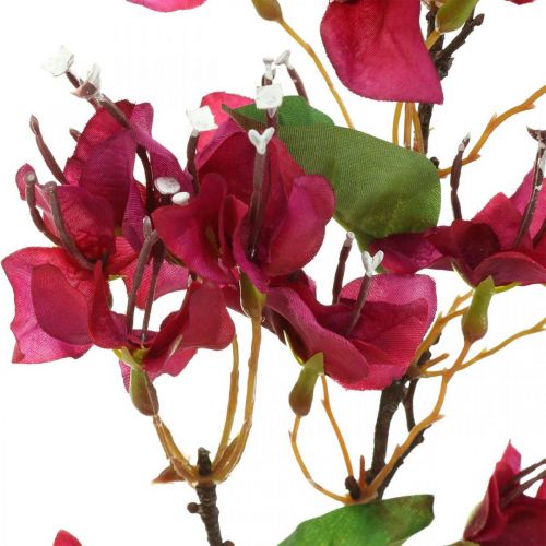 Produkt Sztuczny kwiat bugenwilli Różowy Sztuczna gałązka dekoracyjna W52cm