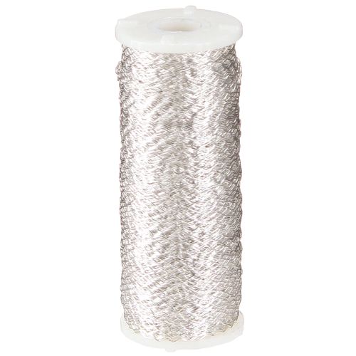 Produkt Drut z efektem bulionu 100g srebrny